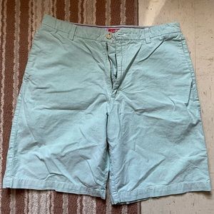 IZod Light Teal Denim Shorts